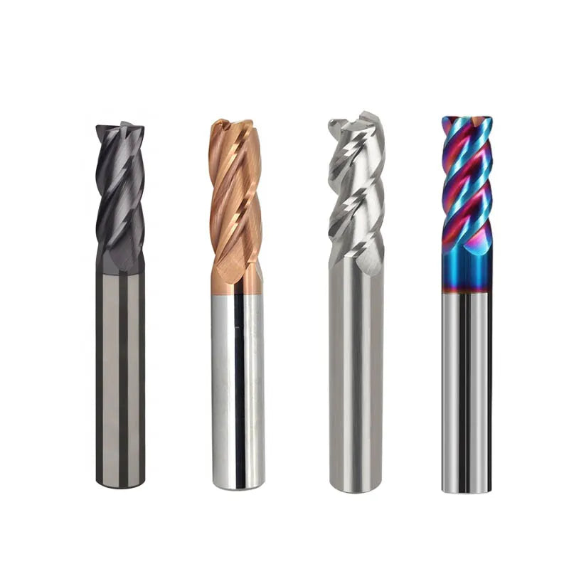 XUHAN Corner Radius End Mill CNC R Bullnose Cutter Tungsten Carbide Steel Metal Router Tool 3 4 Flutes R0.5 R1 Surface Machining