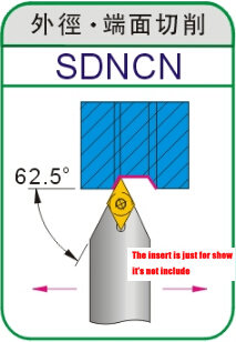 Lathe Turning Holder SDNCN 1212H11/1616H11/2020K11/2525M11